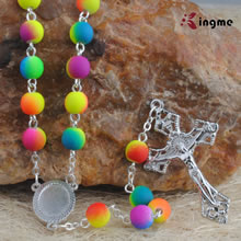 Plastic beads rosary